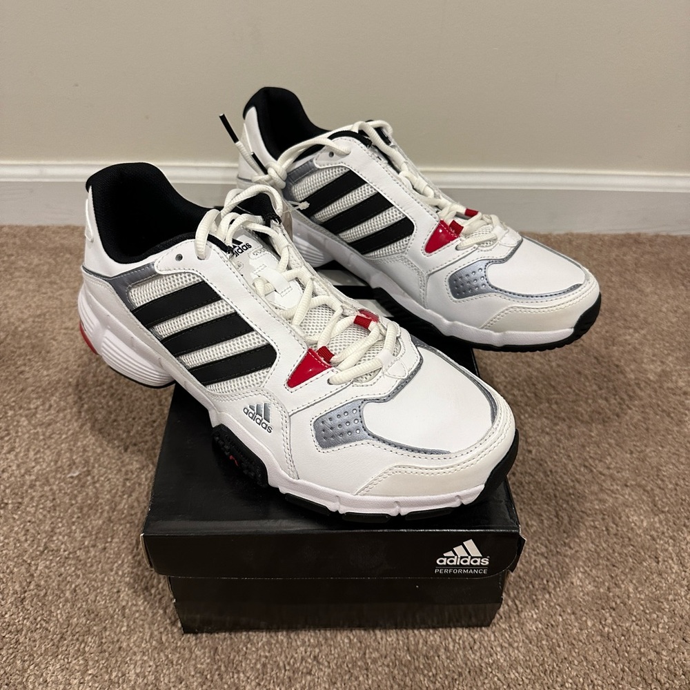 Adidas White Training Sneakers - Barracks Premier - Size 9 Men’s - New in Box